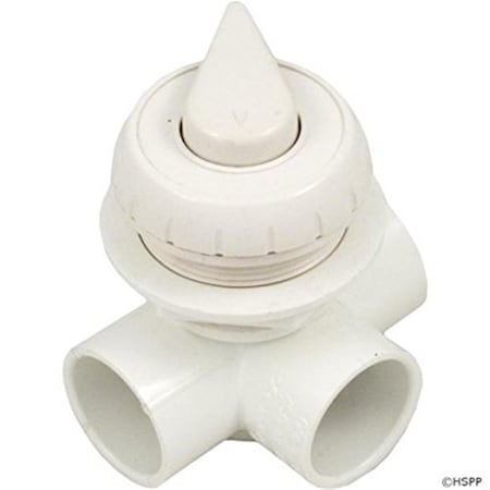 Handson 1 in. SPG Horizontal Diverter Valve - White HA1188568